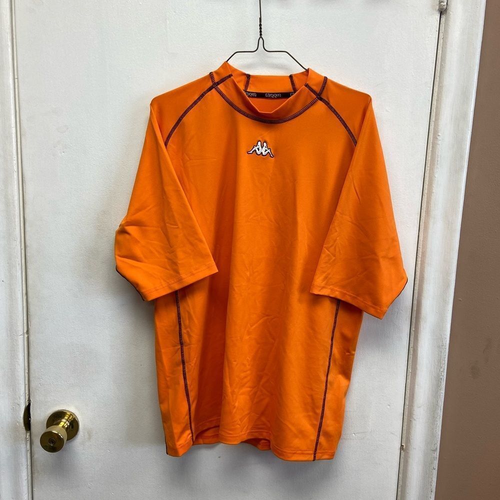 Kappa Orange Athletic Shirt size Large